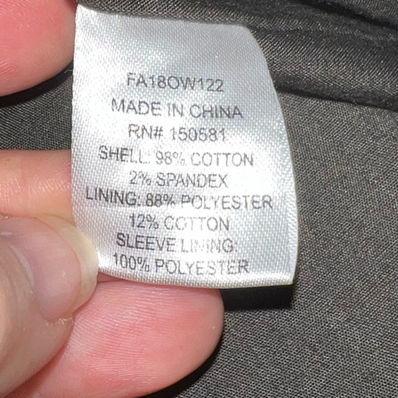 Men’s jacket - Flag & Anthem dark gray medium full zip - Picture 7 of 8